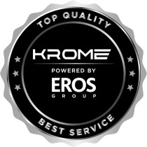 Krome Gas Stove 2 Burner Cast Iron, Double Brass Burners, KR-GGFC2070