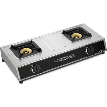 Krome Gas Stove 2 Burners,...