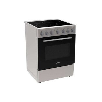 Midea 60 x 60 Ceramic Cooking Range, 6 Oven Function With Turbo Fan, Stainless Steel, VC6814