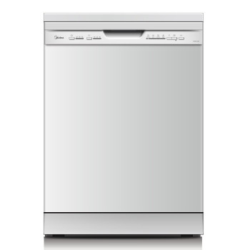 Midea 12 Place Settings Free Standing Dish Washer Silver, WQP12-5203-S
