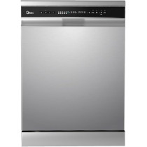 Midea 14 Place Settings 8 Programs Dishwasher Silver, WQP14-W7633CS