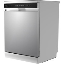 Midea 14 Place Settings 8 Programs Dishwasher Silver, WQP14-W7633CS