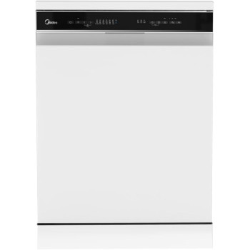 Midea 14 Place Dishwasher, 9 Programs Free Standing Dishwasher WQP14-W7633DW