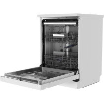 Midea 14 Place Dishwasher, 9 Programs Free Standing Dishwasher WQP14-W7633DW