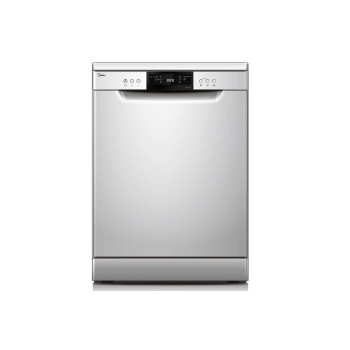 Midea Freestanding Dishwasher, 14 Place Settings, 7 Auto Programs, Inverter Quattro, Silent And High Energy Efficient, Half Load Function, Rapid Wash, Child Lock, Hygiene, WQP147617Q-S