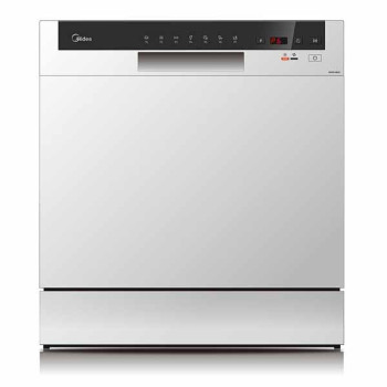 Midea 8 Place Setting Portable Dishwasher WQP83802FS, Silver