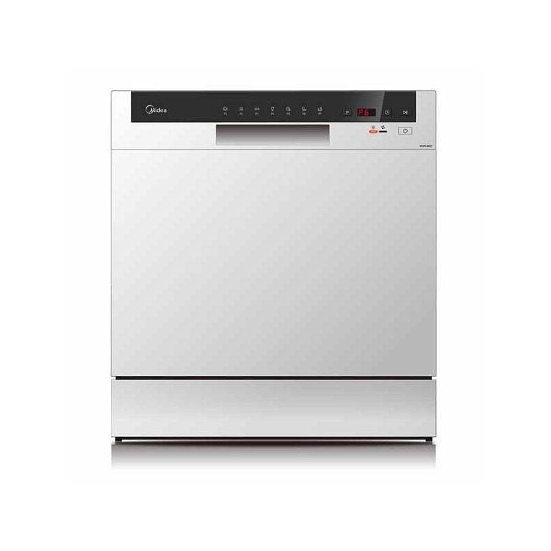 Midea 8 Place Setting Portable Dishwasher WQP83802FS, Silver