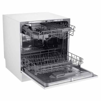 Midea 8 Place Setting Portable Dishwasher WQP83802FS, Silver