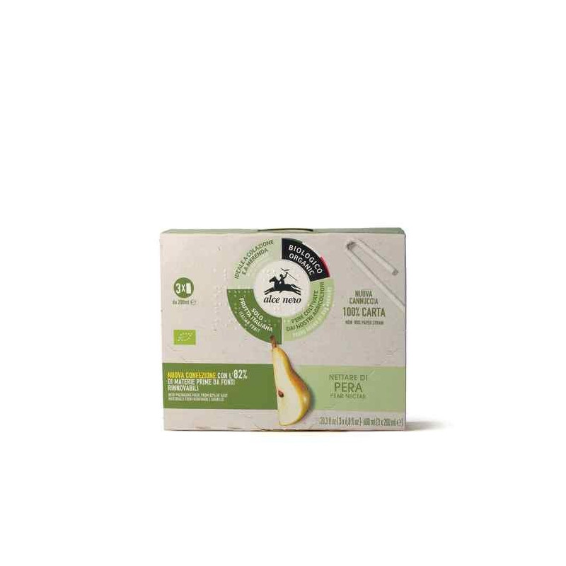 Alce Nero Organic Pear Nectar 600ml