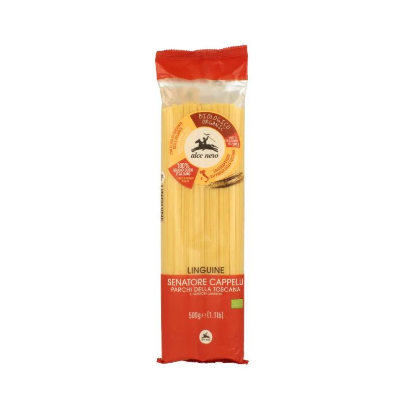 Alce Nero Organic Linguine Senatore Cappelli Italian Pasta 500g