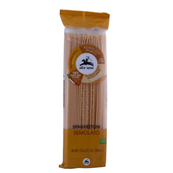Alce Nero Organic Semi Whole Wheat Spaghettoni 500g