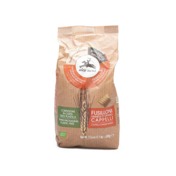 Alce Nero Organic fusilloni Senatore Cappelli Pasta 500g