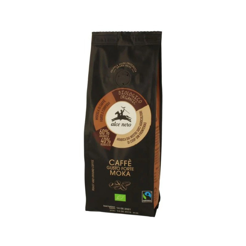 Alce Nero Organic Coffee Arabica Robusta 250g