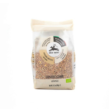 Alce Nero Organic Dried Black Lentils 400g
