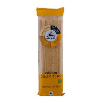 Alce Nero Organic Whole Durum Wheat Semolina Spaghetti 500g