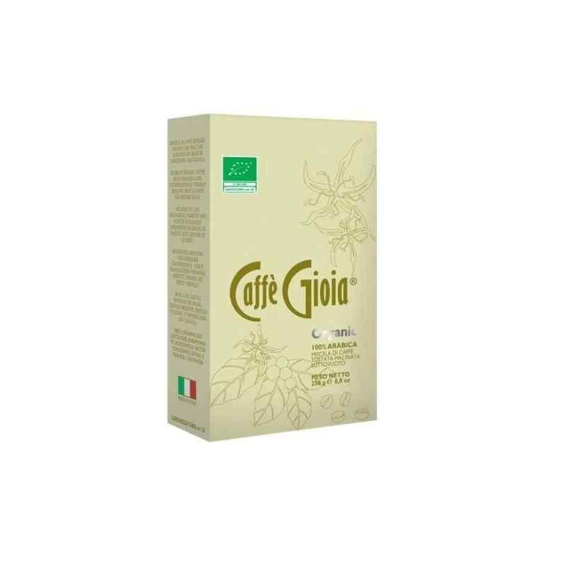 Caffe Gioia Organic Single Origin 100 Percent Arabica Ground Coffee for Mocha 250g