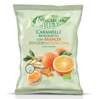 Lespecialita Organic Candies Orange Ginger And Turmeric 80g