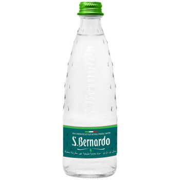 San Bernardo Natural Mineral glass Water bottle 330ml