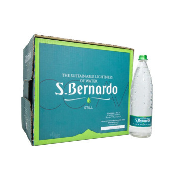 San Bernardo Natural Mineral Water Glass 750ml x 12 pcs