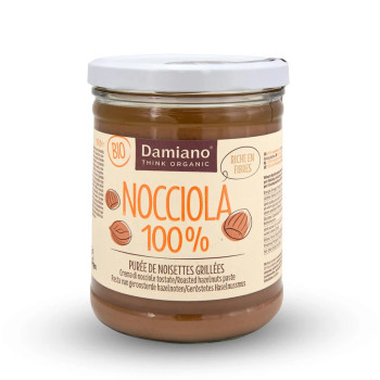 Damiano Organic Roasted Hazelnut Gluten Free Paste 750g