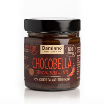 Damiano Organic Chocobella Noir Milk Free With Chilli Pepper 200g