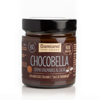 Damiano Organic Chocobella Noir Milk Free With Trapani Sea Salt 200g