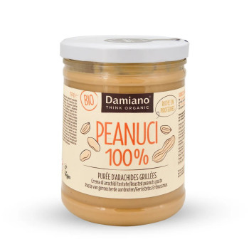 Damiano Organic Roasted Peanut Paste, Gluten free 750g