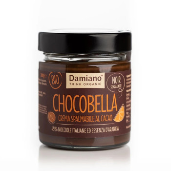Damiano Organic Chocobella Noir Milk Free With Orange Essence 200g