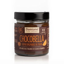 Damiano Organic Chocobella Noir Milk Free With Orange Essence 200g