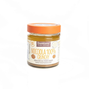 Damiano Organic Crunchy Roasted Hazelnut Paste 180g