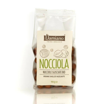 Damiano Organic Shelled Hazelnuts 100g