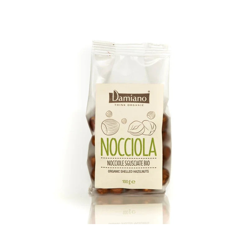 Damiano Organic Shelled Hazelnuts 100g