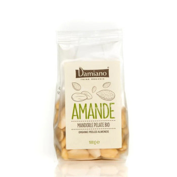 Damiano Organic Peeled Almonds 100g