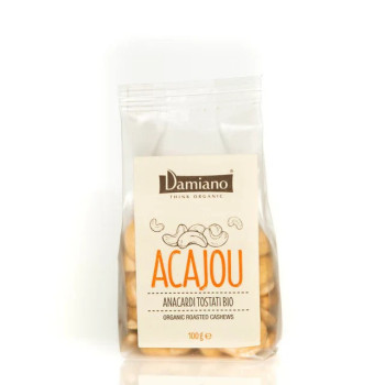 Damiano Organic Toasted Peeled Cashews 100g