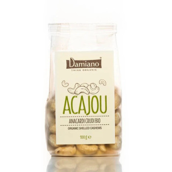 Damiano Organic Peeled Cashews 100g