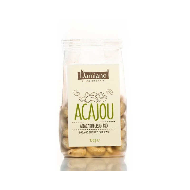 Damiano Organic Peeled Cashews 100g