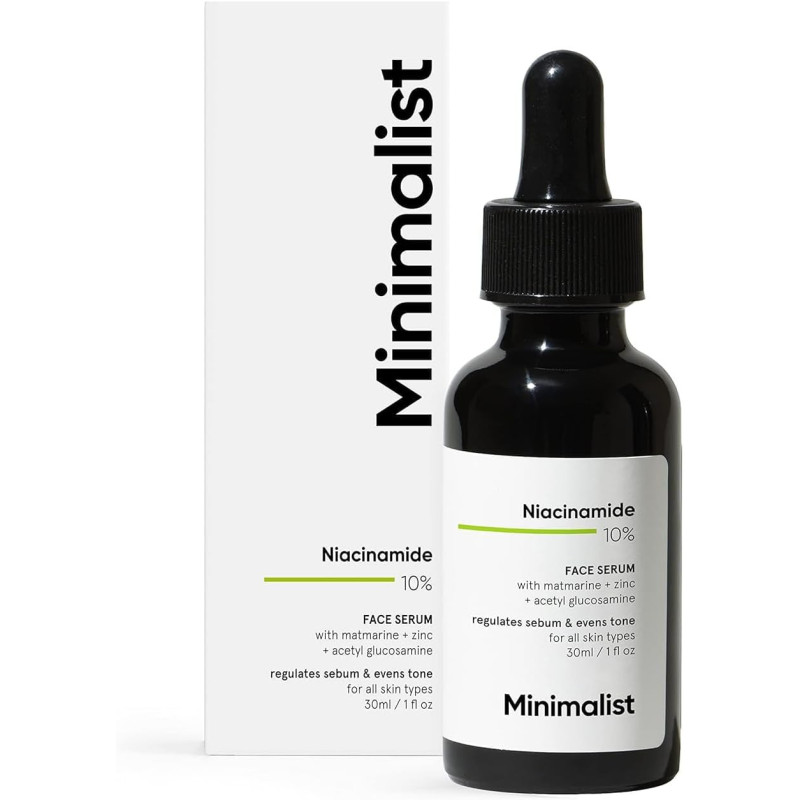 Minimalist Niacinamide 10 Percent for Blemishes, Acne Marks And Oil Balancing Serum, 30ml