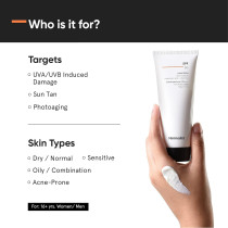 Minimalist SPF 60 Face Sunscreen With Antioxidant Silymarin For Complete Sun Protection, Oxybenzone & OMC Free, 50 gm