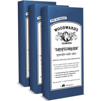 Woodwards Gripe Water Gentle Comfort for Babies, Pack Of 3 200 ml