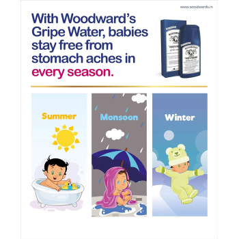 Woodwards Gripe Water Gentle Comfort for Babies, Pack Of 3 200 ml