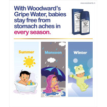 Woodwards Gripe Water Gentle Comfort for Babies, Pack Of 3 200 ml