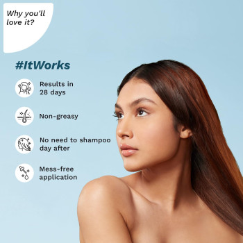 Pilgrim Hair Growth Serum with Natural Ingredients Redensyl and Anagain 50ml