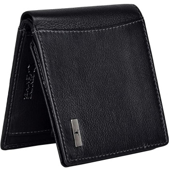Urban Forest Oliver Leather Wallet For Men With 6 Card Slot, Black