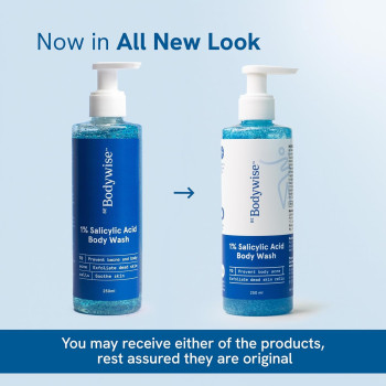 Be Bodywise Salicylic Acid Body Shower Gel Prevents Acne, Exfoliates And Cleanses, 250ml