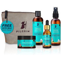 Pilgrim Korean Beauty Flawless Skin Kit With Vitamin C Night Serum, Daily Face Wash, Refreshing Face Mist & Toner, Brightening Day Cream SPF50 100g