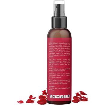 Urban Botanics Pure and Natural Rose Water Skin Toner With Steam Distilled And Chemical Free 200ml
