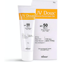 Brinton UV Doux Face & Body Sunscreen Gel SPF 50 With Matte Finish And Water-Resistant, 50g