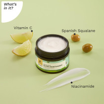 Pilgrim Squalane Glow Moisturizer Face Cream With Vitamin C And Niacinamide, Non-Greasy, For Dry Skin, 50g
