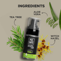 Pee Safe Natural Intimate Wash for Men With Tea Tree Essential Oil, 200ml