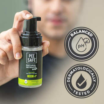 Pee Safe Natural Intimate Wash for Men With Tea Tree Essential Oil, 200ml